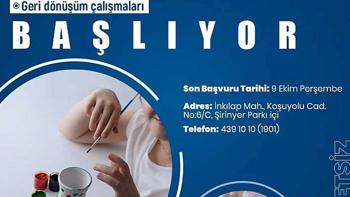 Buca Belediyesi'nden özel gereksinimli çocuklara ahşap, cam boyama ve geri dönüşüm atölyesi