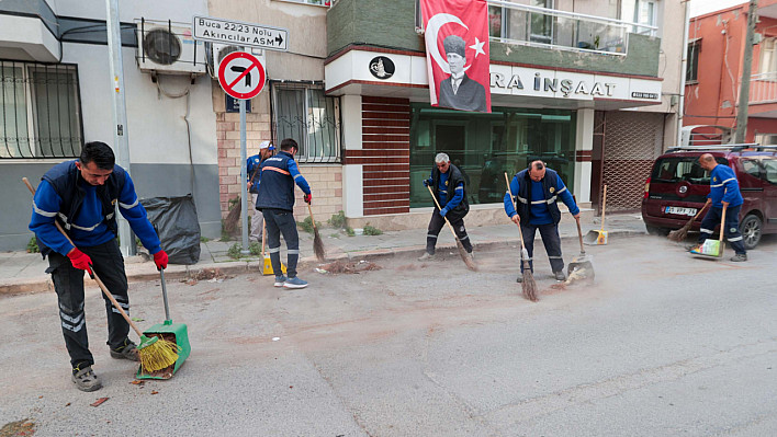 Buca'da dört koldan temizlik seferberliği