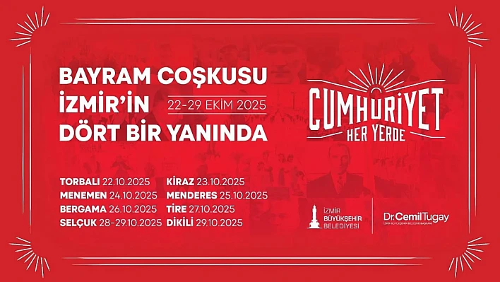 Büyükşehir'in 29 Ekim kutlamalarında ilk durak Torbalı