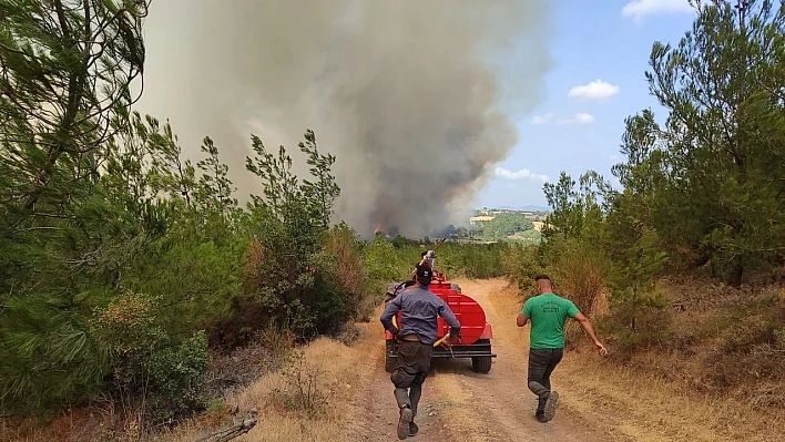 Çanakkale havalimanı orman yangını nedeniyle geçici olarak kapatıldı