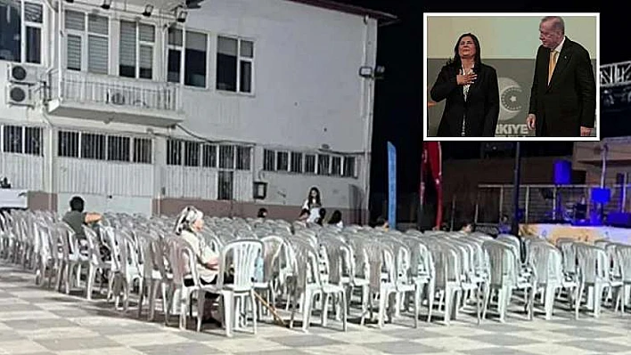 Çeştepe'de Çerçioğlu'na sessiz protesto: Halk konseri boş kaldı