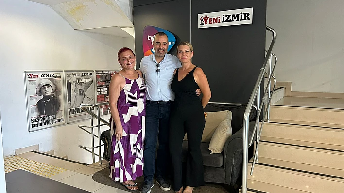CHP Konak İlçe Başkanı Ozan Ali İlgazi'den TV9 stüdyolarına ve Dokuzda 9 gazetesine ziyaret