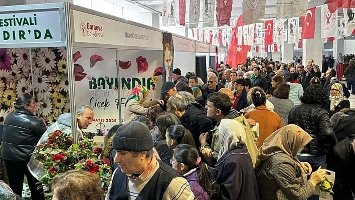 Çiçeğin başkenti Bayındır'da festival heyecanı