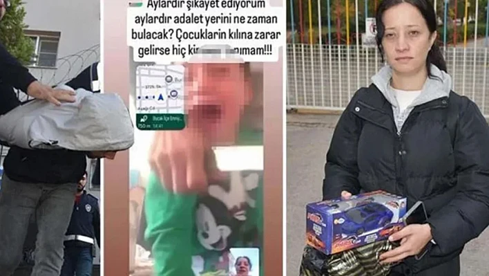 Çocuğunu Bıçakla Tehdit Eden Cani Baba Tutuklandı!