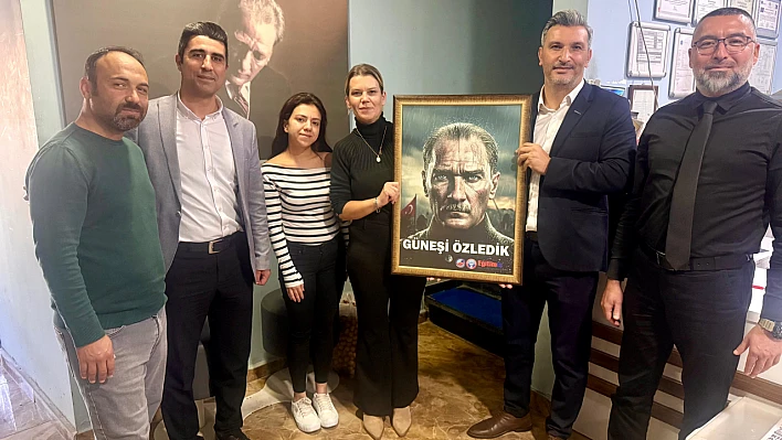 Eğitim-İş İzmir 6 No'lu şubeden Ödemiş TV9'a ziyaret