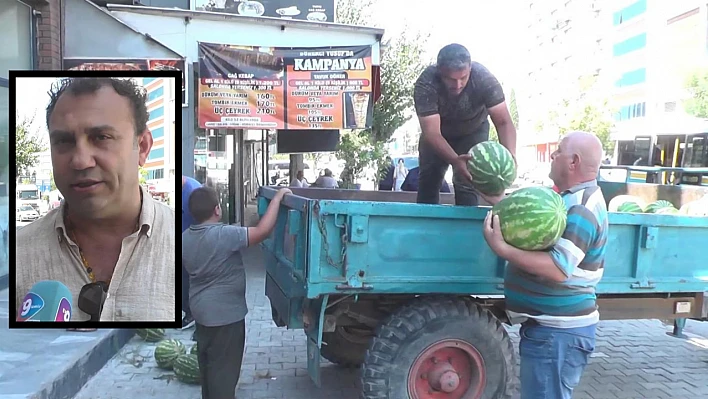 Ekonomik krize karşı anlamlı destek: Hayır karpuzla geldi