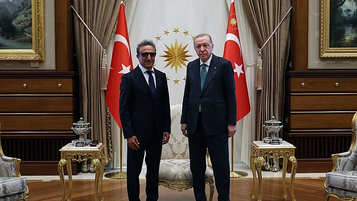 Erdoğan ve Hamdi Ulukaya Beştepe'de bir araya Geldi