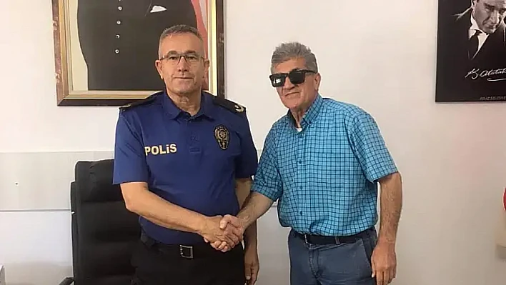 Eşref Acar Kiraz'ın yeni emniyet müdürü olarak göreve başladı