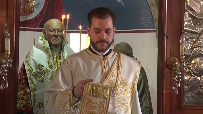 Fener Rum Patriği Bartholomeos, doğduğu Gökçeada'da Meryem Ana ayini yönetti