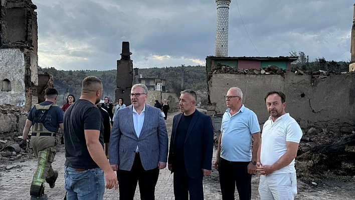Gölpazarı'nda Yangın İncelemesi