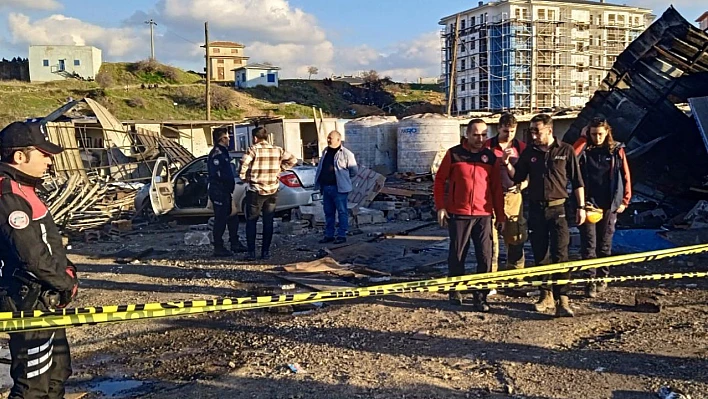 İzmir'de korkutan patlama: 1 ölü 10 yaralı