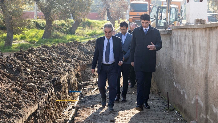 İZSU'nun Aliağa'daki altyapı yatırımları devam ediyor