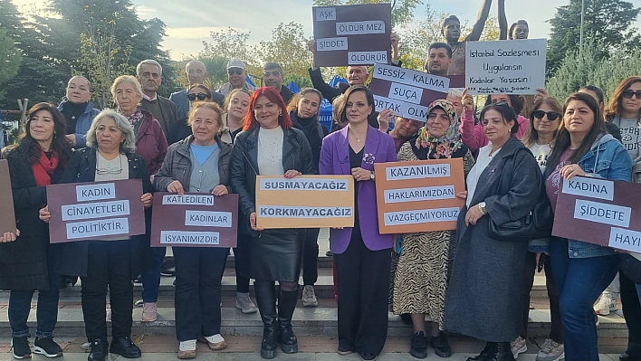 Karabağlar'da 25 Kasım'da tek ses tek yürek: Şiddete karşı gece yürüyüşü ve 24 saatlik nöbet