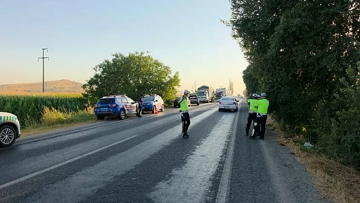 Kaynaklar'daki yangın nedeniyle otoban çıkışı kapandı