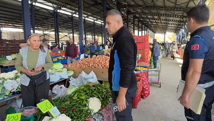 Kiraz Belediyesi pazaryerinde hijyen ve fiyat denetimlerini sıkılaştırdı