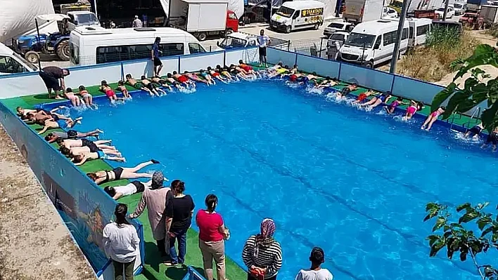 Kiraz Belediyesi yüzme kurslarına ilgi yoğun oldu, teşekkür mesajı paylaşıldı