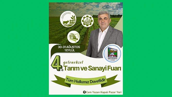 Kiraz Tarım ve Sanayi Fuarı ile kurtuluş coşkusu bir arada!