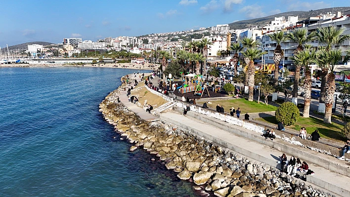 Kuşadası'nda Ocak Ayında Bahar Keyfi