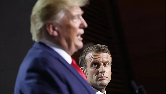 Macron: Trump AB'yi tehdit etmek yerine öncelikli sorunlarını çözsün