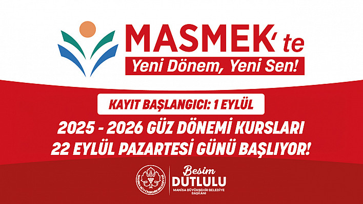 MASMEK'te 2025–2026 Güz dönemi Kayıtları Başladı: Ücretsiz ve Uygun Ücretle Geniş Kapsamlı Kurslar