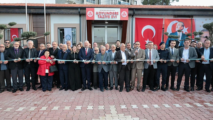 Menemen'de Koyundere taziye evi hizmete açıldı