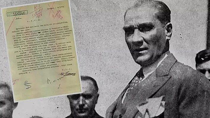 MİT, Atatürk'ün yaptırdığı istihbarat araştırmasını paylaştı