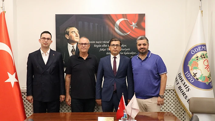 Ödemiş Cumhuriyet Başsavcısı Yasin Coşkun'dan Ticaret Odası'na veda ziyareti