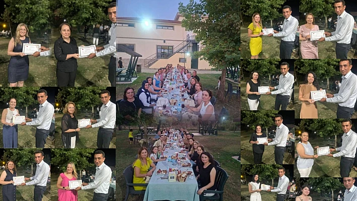 Ödemiş' de Bedia Fashion Show'da Eğitimcilere Onur Belgesi