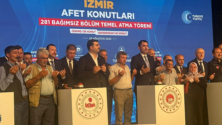 Ödemiş'te 138 Afet Konutu İçin İlk Temel Atıldı