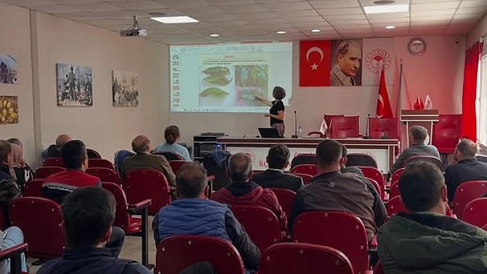 Ödemiş'te fidan üreticilerine 'Karantina Hastalıkları' eğitimi verildi