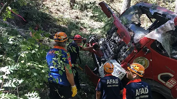 Osmaniye'de arazöz kazasında 2 orman işçisi şehit oldu