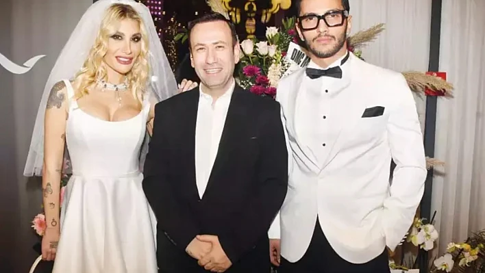 Özgür Aras'ın düğün konseptli doğum günü