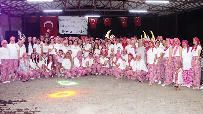 Salihli'de bir ilk: Kemer ve Kale kadınlarından geleneksel şalvar gecesi
