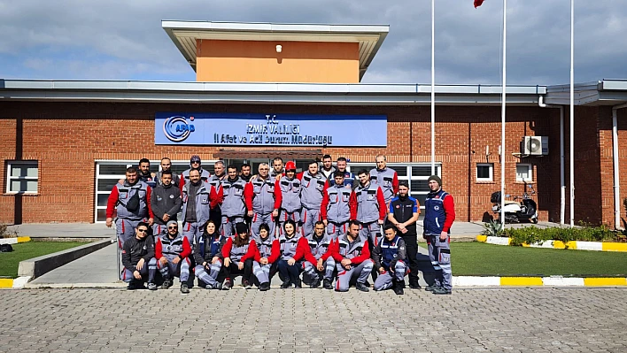 Seferihisar Belediyesi arama kurtarma ekibi, AFAD akreditasyon sertifikası aldı