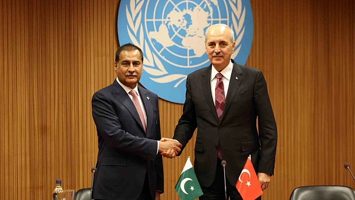 TBMM Başkanı Kurtulmuş, İsviçre'de Pakistan Meclis Başkanı iie görüştü