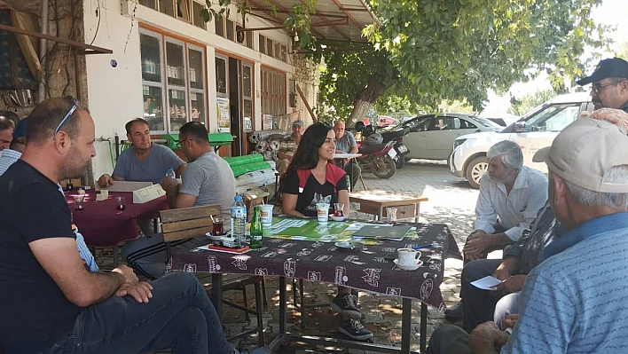 Tire'de üreticiyle birebir temas