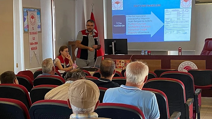 Tire İlçe Tarım Müdürlüğü'nden şap hastalığı mücadelesinde kritik toplantı