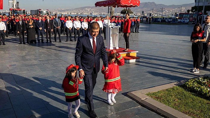 Tugay'dan itfaiye personeline minnet mesajı