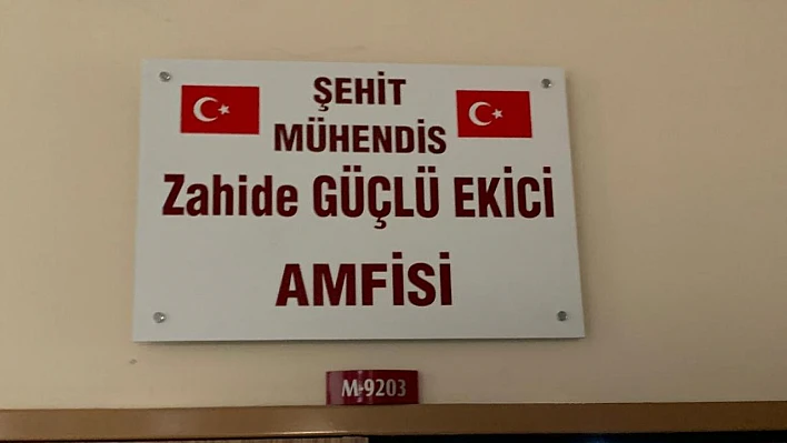 TUSAŞ şehidinin adı üniversitede yaşayacak!