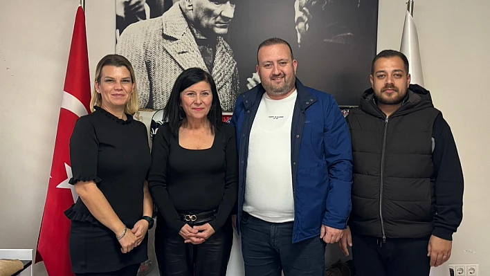 TV9 ve Küçük Menderes Gazetesi'nden Ödemiş Bilumum Gıda Odası Başkanı Hülya Çavuş'a ziyaret