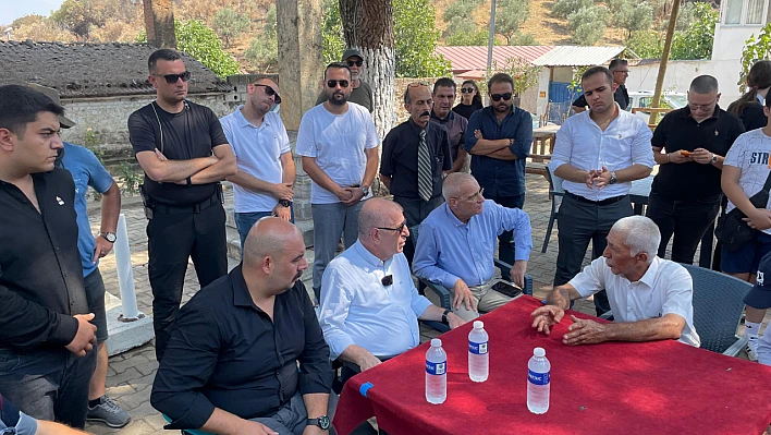 Ümit Özdağ'dan Ödemiş'te yangın bölgelerine ziyaret ve basın açıklaması