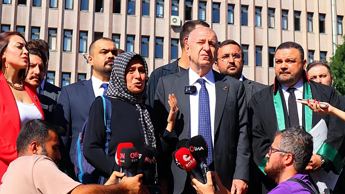 Ümit Özdağ depremde hayatını kaybeden avukatın 'Diploma Hırsızlığı' davasına katıldı