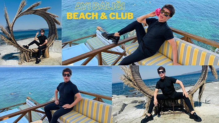 Yılmaz Morgül Ayıbalığı Beach Club'ı tatil ve sahne için tercih etti