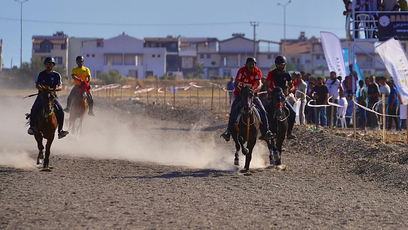 Ayvalık'ta ilk kez rahvan at yarışları yapıldı: 156 atla Türkiye rekoru kırıldı