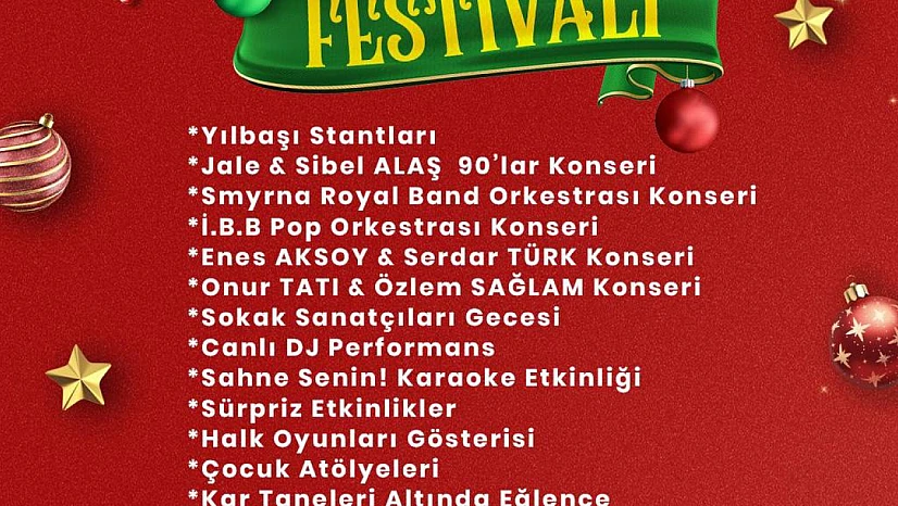 Balçova'da yeni yıl heyecanı başlıyor: Festival 10 gün boyunca sürecek