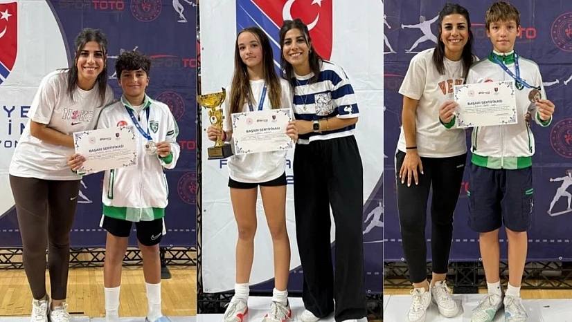 İzmir Yeşilay'dan Kılıç Sporunda büyük başarı: 6 madalya ve 1 kupa