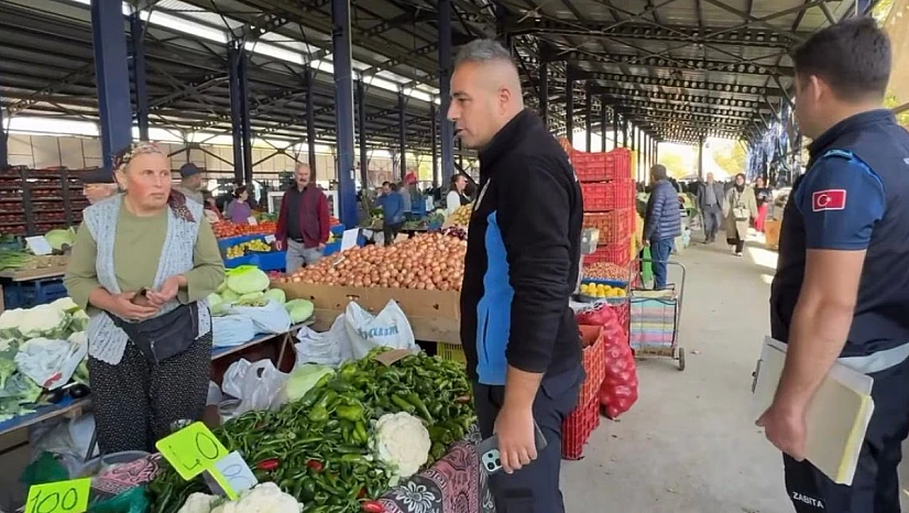 Kiraz Belediyesi pazaryerinde hijyen ve fiyat denetimlerini sıkılaştırdı