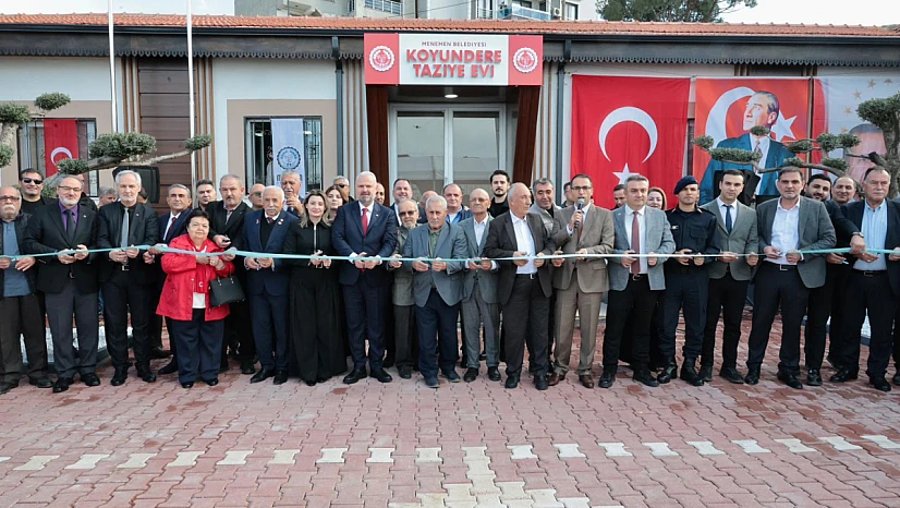 Menemen'de Koyundere taziye evi hizmete açıldı