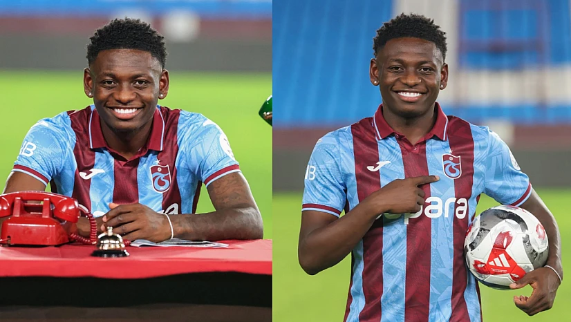 Trabzonspor, Kazeem Olaigbe ile 5 yıllık sözleşme imzaladı