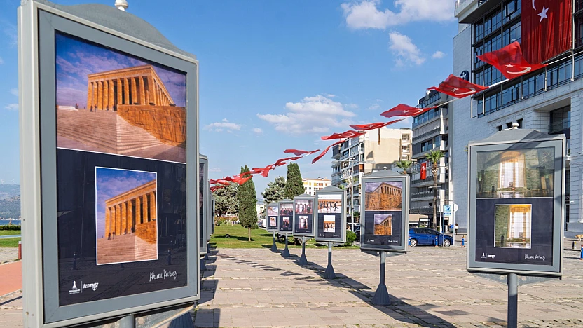 Gazeteci Korcan Karar'ın 'Anıtkabir' sergisi İzmir'de açıldı